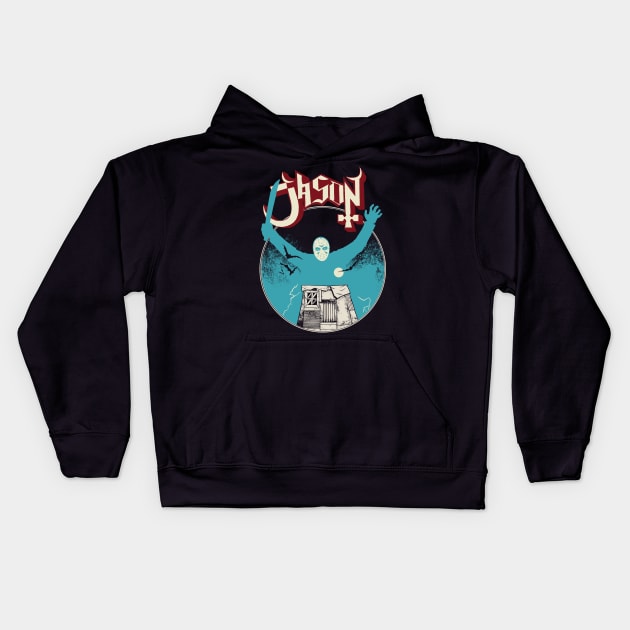 Ghost of crystal lake Kids Hoodie by joerock